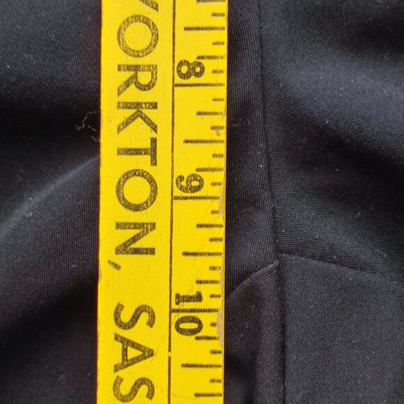 Worthington dress pants women's size 12 black curvy fit wide leg open - Picture 15 of 16